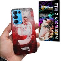 ETUI CASE DO OPPO RENO 5 4G 5G - FC BARCELONA LEWANDOWSKI PIŁKARSKIE WZORY