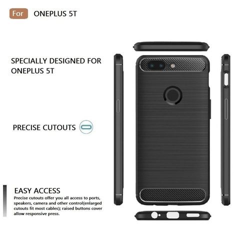 TECH-PROTECT TPUCARBON ONEPLUS 5T BLACK na Arena.pl