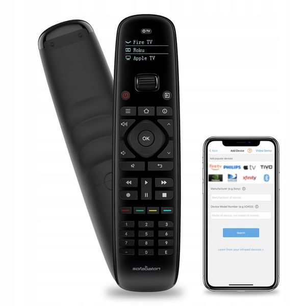 SofaBaton U2 Uniwersalny pilot programowalny OLED zdjęcie 1