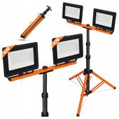 Halogen LED Statyw Budowlany Roboczy Naświetlacz Lampa Warsztatowa