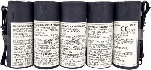 SCENICZNA FONTANNA ISKIER BEZZAPACHOWA XT1038 NO SMELL 30sek/2m 1szt na Arena.pl