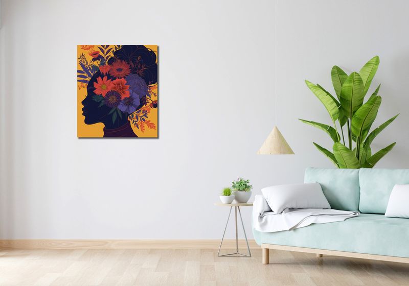 Obraz 60x70cm Botaniczna Muza zdjęcie 2