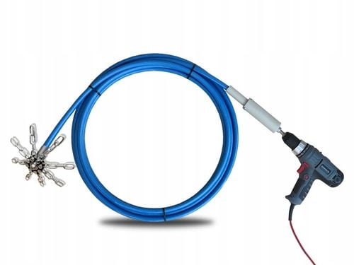 BARDZO MOCNY zestaw szczotka do czyszczenia komina TURBOSPINER 10 na Arena.pl