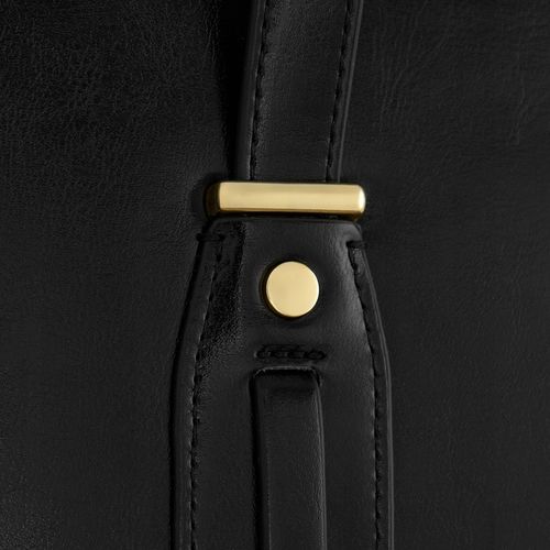 BETLEWSKI duża torebka Damska do ręki i ramię czarna pojemna suwak a4 na Arena.pl