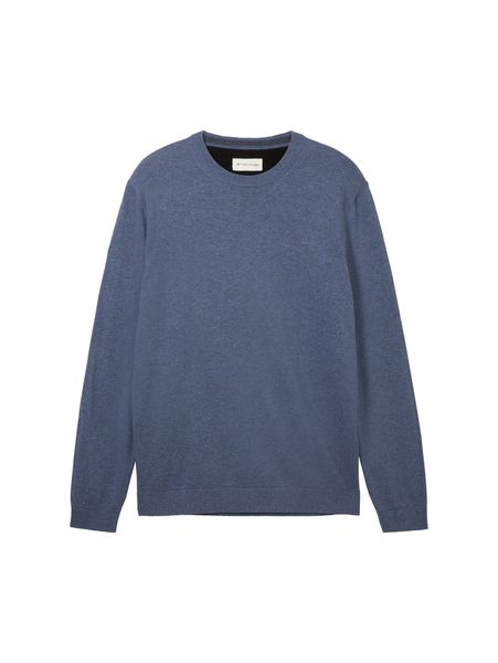 Tom Tailor sweter niebieski okrągły rozmiar M zdjęcie 1