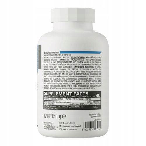 OstroVit Glukozamina 1400 mg 90 kaps na Arena.pl