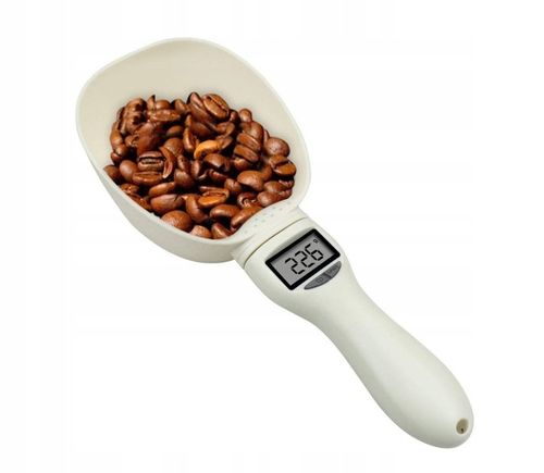 Miarka kuchenna z Wagą do karmy łyżka przenośna do 800g + Baterie na Arena.pl