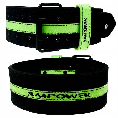 PAS KULTURYSTYCZNY TRENINGOWY do TRÓJBOJU Podnoszenia ciężarów SMPOWER R4 S na Arena.pl