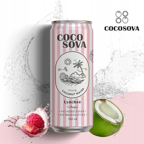 Cocosova Zestaw Degustacyjny nr2 – 4 Smaki Wody Kokosowej | 12 Puszekx320ml na Arena.pl