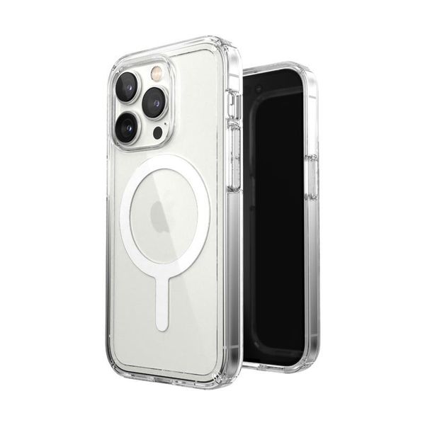 Speck Gemshell + MagSafe - Etui do iPhone 14 Pro z połowką MICROBAN (Clear) zdjęcie 7