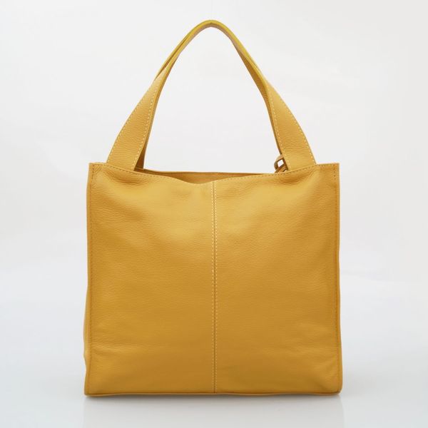 VERA PELLE torebka damska skórzana shopper klasyczna na ramię V074 c.taupe zdjęcie 6