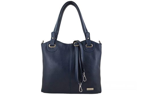 Codzienna duża torebka damska - Granatowa na Arena.pl