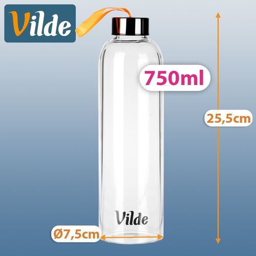 Butelka na wodę szklana 750 ml na Arena.pl