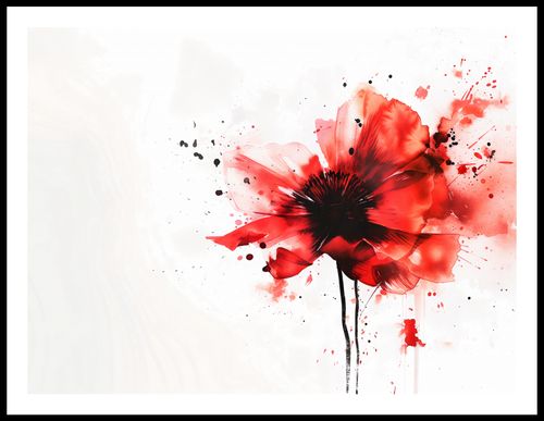 Plakat 80x60cm Płynna Akwarela na Arena.pl