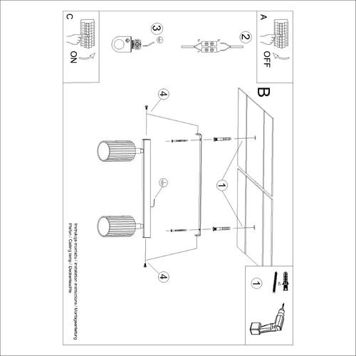 Plafon KARBON 2 złoty na Arena.pl