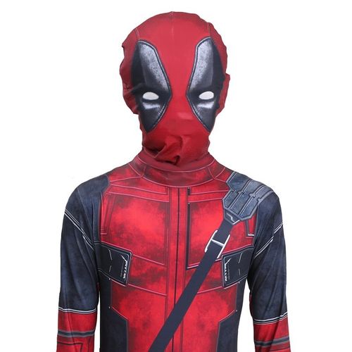STRÓJ PRZEBRANIE KOSTIUM DEADPOOL COSPLAY 122/128 na Arena.pl