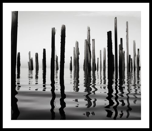 Plakat 60x50cm Refleksje Nad Wodą na Arena.pl