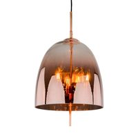 LAMPA wisząca ALAN MD-OYD-10310B-SP3 COPPER Italux OPRAWA szklana miedziana