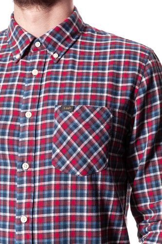LEE BUTTON DOWN CHILI RED L880NQPB S na Arena.pl