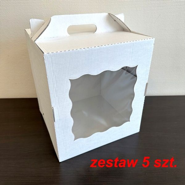 OPAKOWANIE KARTON PUDEŁKO NA TORT 28*28*30cm 5szt zdjęcie 2