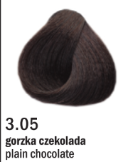 Allwaves Cream Color farba do włosów, koloryzacja trwała, 100 ml 3.05 gorzka czekolada zdjęcie 1
