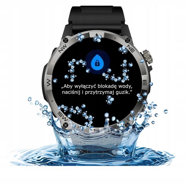 Smartwatch Wenom Explorer czarny zdjęcie 4