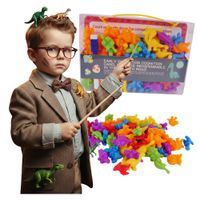 Dinozaury nauka liczenia kolorów zabawa PREZENT dla Chłopca Dziewczynki