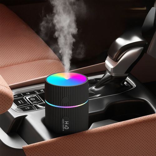 Nawilżacz powietrza dyfuzor zapachowy lampka nocna inhalacja czarny na Arena.pl