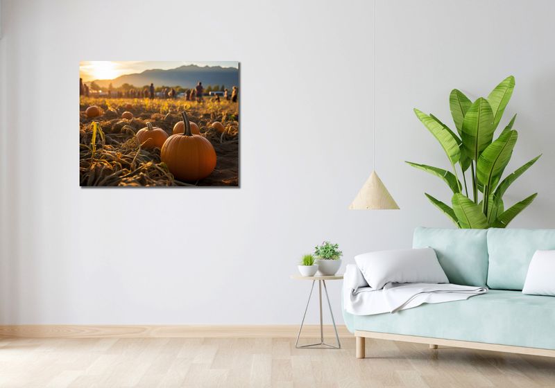 Obraz 90x70cm Złota Jesień zdjęcie 2