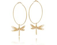 kolczyki koła z ważkami z kolekcji mystical moments (p15/waż/01au)