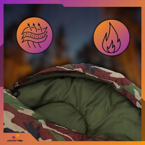 Śpiwór turystyczny dziecięcy dla dorosłych dziecka pod namiot ciepły kaptur na Arena.pl