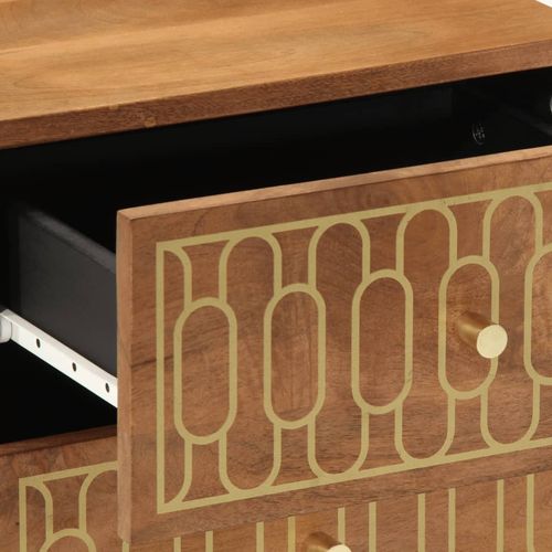 Szafki nocne, 2 szt., 40x33x46 cm, lite drewno mango na Arena.pl