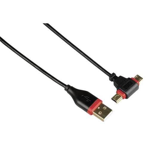 HAMA Przewód USB - miniUSB / micoUSB 2in1 na Arena.pl
