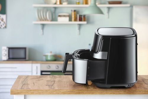 FRYTKOWNICA BEZTŁUSZCZOWA POJEMNA FRYTOWNICA INOX 8 PROGRAMÓW 6L 1700W na Arena.pl