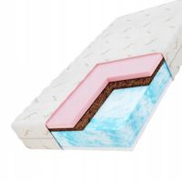 Materac piankowy PAMIĘĆ KSZTAŁTU + KOKOS 120 x 200 x 23 H2 H4 PREMIUM BIO