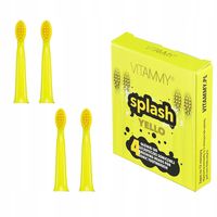KOŃCÓWKI DO SZCZOTECZKI SONICZNEJ DLA DZIECI VITAMMY SPLASH YELLO 4SZT