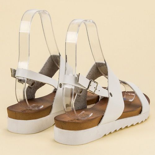 Białe Sandały Płaskie r.39 na Arena.pl