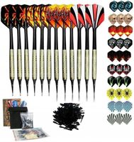 Zestaw 12 RZUTEK DART 100 grotów 42 piórka ET03
