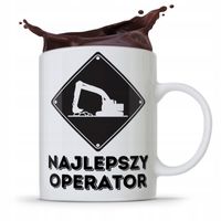 Kubek Budowlańca Majstra Najlepszy Operator Z Nadrukiem Ze Zdjęciem