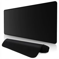 DUŻA PODKŁADKA POD MYSZKĘ 100x50 XXL NA BIURKO CZARNA GAMINGOWA NA PREZENT