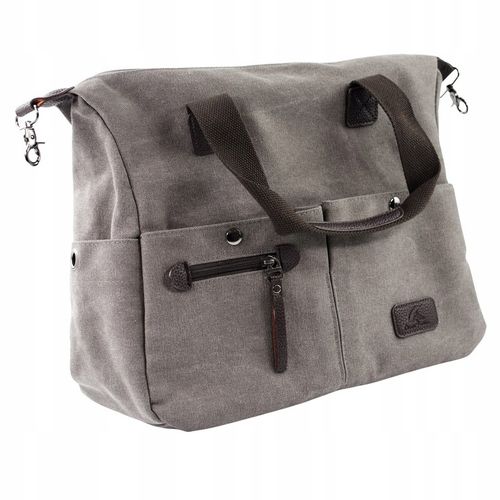 TORBA na ramię DUŻA podróżna miejska WOREK SHOPPER pojemna na Arena.pl