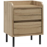 SZAFKA NOCNA N9 KOMODA STOLIK NOCNY CRAFT ZŁOTY