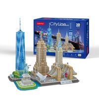 puzzle 3d city line new york city 2552