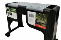 Klęcznik ogrodowy 3w1 czarny stołek krzesełko ze schowkiem