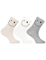 Skarpetki Wysokie Gładkie MINKI Dziecięce Bawełniane MORAJ 3-PARY 31-34
