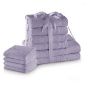 Zestaw Ręczników AMARI 2*70x140 + 4*50x100 + 4*30x50 liliowy AmeliaHome