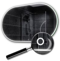 Lustro LED z Włącznikiem Dotykowym 70x70 Hamburg