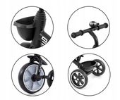 Rowerek Trójkołowy dziecięcy biegowy +2 lata Milly Mally Bobby CZARNY