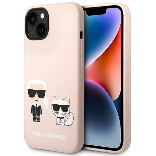 Etui Karl Lagerfeld do iPhone 15, iPhone 14, iPhone 13, Różowy, MagSafe na Arena.pl