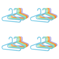 Wieszaki dziecięce dla dzieci na ubrania pastelowe 32 szt 21cm IKEA BAGIS